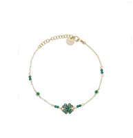 Armband Rue des Mille Dame in Silber BRZ-018 M1 QUAD C AU
